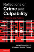 Alexander / Ferzan |  Reflections on Crime and Culpability | Buch |  Sack Fachmedien