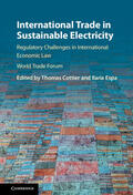 Cottier / Espa |  International Trade in Sustainable Electricity | Buch |  Sack Fachmedien