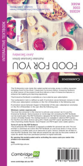 Food for You Australian Curriculum Edition Book 1 Interactive Textbook | Cambridge University Press | Datenbank | sack.de