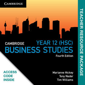 Cambridge Year 12 (HSC) Business Studies 4th Edition Teacher Resource | Cambridge University Press | Datenbank | sack.de