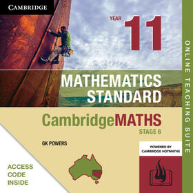 Cambridge Maths Stage 6 NSW Standard Year 11 Online Teaching Suite (Teacher Resource and HOTmaths) | Cambridge University Press | Datenbank | sack.de
