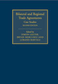 Bartels / Lester / Mercurio |  Bilateral and Regional Trade Agreements | Buch |  Sack Fachmedien