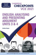 Hayes |  Cambridge Checkpoints VCE English: Analysing and Presenting Argument Units 3&4 2021 | Buch |  Sack Fachmedien