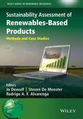 De Meester / Dewulf / Alvarenga |  Sustainability Assessment of Renewables-Based Products: Methods and Case Studies | Buch |  Sack Fachmedien