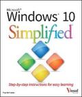 McFedries |  Windows 10 Simplified | eBook | Sack Fachmedien