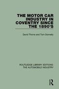 Thoms / Donnelly |  The Motor Car Industry in Coventry Since the 1890s | Buch |  Sack Fachmedien
