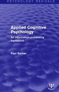 Barber |  Applied Cognitive Psychology | Buch |  Sack Fachmedien
