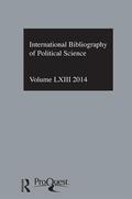 Scie / The British Library of Political and Economic Science |  IBSS: Political Science: 2014 Vol.63 | Buch |  Sack Fachmedien