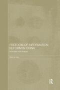 Xiao |  Freedom of Information Reform in China | Buch |  Sack Fachmedien