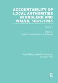 Coombs / Edwards |  Accountability of Local Authorities in England and Wales, 1831-1935 Volume 1 | Buch |  Sack Fachmedien
