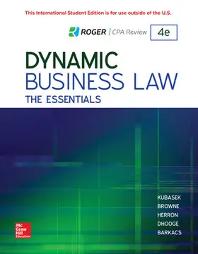 Kubasek / Browne / Herron |  Dynamic Business Law: The Essentials | Buch |  Sack Fachmedien