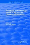Koziol |  Handbook of Percentage Points of the Inverse Gaussian Distributions | Buch |  Sack Fachmedien