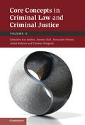 Ambos / Duff / Heinze |  Core Concepts in Criminal Law and Criminal Justice: Volume 2 | Buch |  Sack Fachmedien