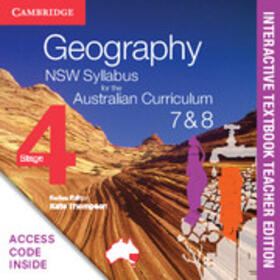 Geography NSW Syllabus for the Australian Curriculum Stage 4 Years 7 and 8 Interactive Textbook Teacher Edition | Cambridge University Press | Datenbank | sack.de