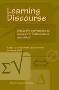Kieran / Sfard / Forman |  Learning Discourse | Buch |  Sack Fachmedien