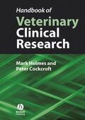Cockcroft / Holmes |  Handbook of Veterinary Clinical Research | Buch |  Sack Fachmedien