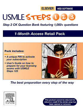 USMLE Steps 123: Step 2 CK Question Bank, 1 Month Access Retail Pack | Saunders | Datenbank | sack.de