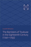Berlanstein |  Barristers of Toulouse in the Eighteenth Century (1740-1793) | Buch |  Sack Fachmedien