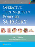Hawn |  Operative Techniques in Foregut Surgery | Buch |  Sack Fachmedien