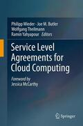 Wieder / Yahyapour / Butler |  Service Level Agreements for Cloud Computing | Buch |  Sack Fachmedien