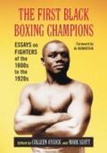 Aycock / Scott |  First Black Boxing Champions | Buch |  Sack Fachmedien