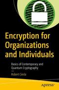 Ciesla |  Encryption for Organizations and Individuals | Buch |  Sack Fachmedien