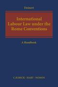 Deinert |  International Labour Law Under the Rome Conventions: A Handbook | Buch |  Sack Fachmedien