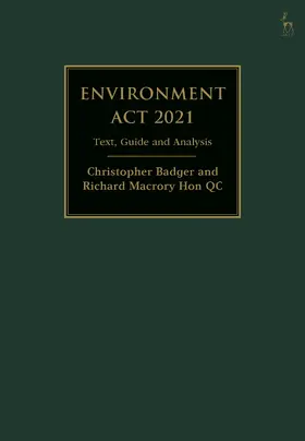 Badger / Macrory Hon KC |  Environment Act 2021 | Buch |  Sack Fachmedien