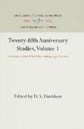 Davidson |  Twenty-fifth Anniversary Studies, Volume 1 | eBook | Sack Fachmedien