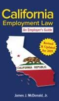McDonald |  California Employment Law | Buch |  Sack Fachmedien