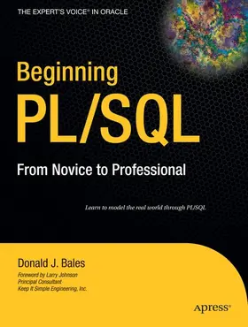 Bales |  Beginning Pl/SQL: From Novice to Professional | Buch |  Sack Fachmedien