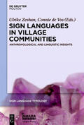 Zeshan / de Vos |  Sign Languages in Village Communities | Buch |  Sack Fachmedien