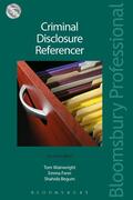 Wainwright / Fenn / Begum |  Criminal Disclosure Referencer | Buch |  Sack Fachmedien