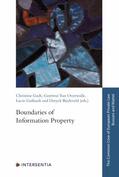 Godt / Van Overwalle / Guibault |  Boundaries of Information Property: Volume 4 | Buch |  Sack Fachmedien