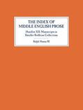 Hanna |  The Index of Middle English Prose, Handlist XII: Manuscripts in Smaller Bodleian Collections | Buch |  Sack Fachmedien