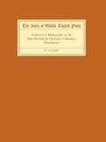 Lester |  The Index of Middle English Prose: Handlist II: A Handlist of Manuscripts Containing Middle English Prose in the John Rylands University Library of Ma | Buch |  Sack Fachmedien