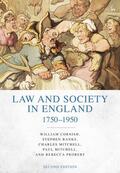 Cornish / Banks / Mitchell |  Law and Society in England 1750-1950 | Buch |  Sack Fachmedien