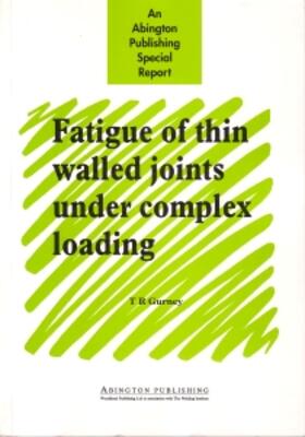 Gurney | Gurney, T: FATIGUE OF THIN WALLED JOINTS | Buch | sack.de