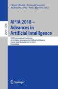 Ghidini / Traverso / Magnini |  AI*IA 2018 ¿ Advances in Artificial Intelligence | Buch |  Sack Fachmedien