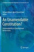 Oder / Albert |  An Unamendable Constitution? | Buch |  Sack Fachmedien