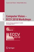 Roth / Leal-Taixé |  Computer Vision - ECCV 2018 Workshops | Buch |  Sack Fachmedien