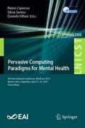 Cipresso / Villani / Serino |  Pervasive Computing Paradigms for Mental Health | Buch |  Sack Fachmedien