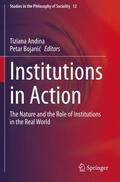 Bojanic / Andina / Bojanic |  Institutions in Action | Buch |  Sack Fachmedien