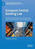 Gortsos |  European Central Banking Law | Buch |  Sack Fachmedien