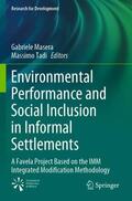 Tadi / Masera |  Environmental Performance and Social Inclusion in Informal Settlements | Buch |  Sack Fachmedien