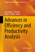 Parmeter / Sickles |  Advances in Efficiency and Productivity Analysis | eBook | Sack Fachmedien