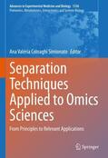 Colnaghi Simionato |  Separation Techniques Applied to Omics Sciences | Buch |  Sack Fachmedien