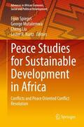 Spiegel / Mutalemwa / Liu |  Peace Studies for Sustainable Development in Africa | Buch |  Sack Fachmedien
