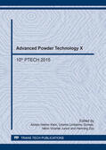 Klein / Gomes / Vicente Jr. |  Advanced Powder Technology X | Buch |  Sack Fachmedien