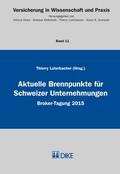Luterbacher |  Aktuelle Brennpunkte für Schweizer Unternehmungen | Buch |  Sack Fachmedien